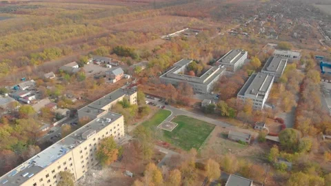 Helipad Aerial View Stock Footage 164217491