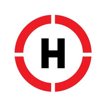 Helipad icon Stock Illustration