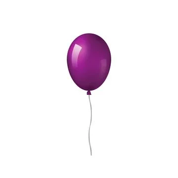 Helium balloon. Stock Illustration