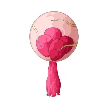 Helium balloon illustration Stock Illustration