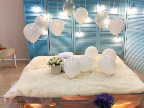 Helium balloons Stock Photos