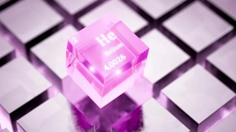 Helium, an element in the periodic table. Stock Footage 329219084