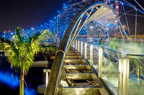Helix bridge Stock Photos