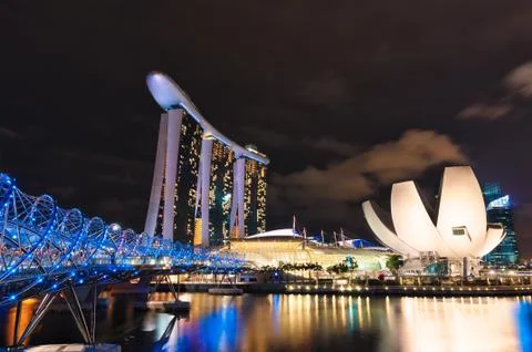Helix bridge Stock Photos
