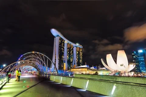 Helix bridge Stock Photos