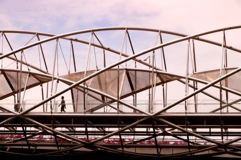 Helix Bridge Stock Photos
