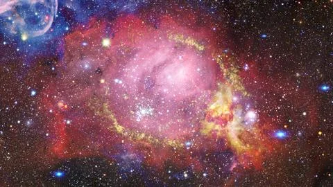 The Helix Nebula in deep space. Elements of this image furnished by NASA. Fotos Stock