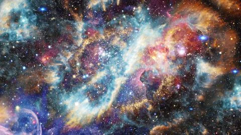 The Helix Nebula in deep space. Elements of this image furnished by NASA. Fotos Stock