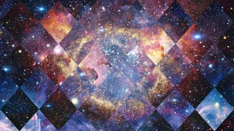 The Helix Nebula in deep space. Elements of this image furnished by NASA. Stock Photos