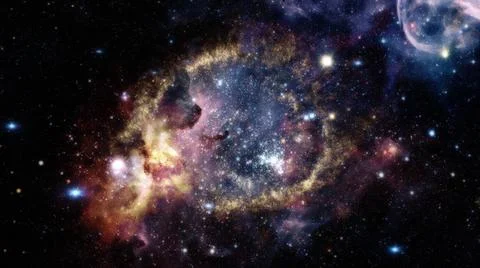 The Helix Nebula in deep space. Elements of this image furnished by NASA. ... Fotos Stock