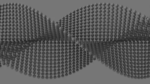 Helix Of Spheres Loop Stock Footage 144756909