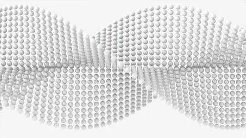 Helix Of Spheres Loop Video stock 144756921