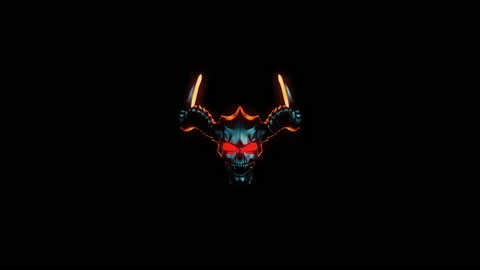 The Hell Creature VJ Loop Stock Footage 136169417