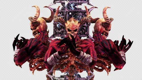 The Hell Creature VJ Loop Stock Footage 141945513