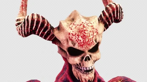 The Hell Creature VJ Loop Stock Footage 142206905