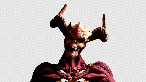 The Hell Creature VJ Loop Stock Footage 142670384