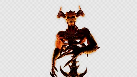 The Hell Creature VJ Loop Stock Footage 144707584