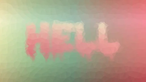 Hell fade weird tessellation looping animated triangles Stock Footage 109238941
