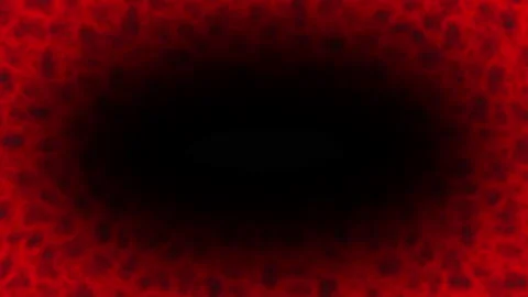 Hell fire border animation, abstract red flame effect with copy space Stock Footage 142603620