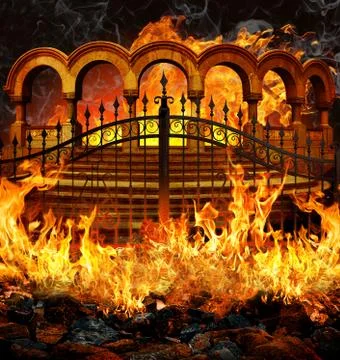 Hell Gates Stock Illustration
