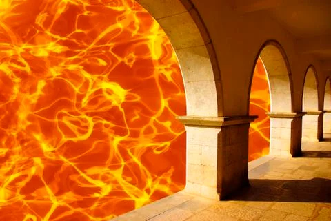 Hell gates Stock Photos