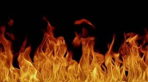 Hell inferno fire background. fire burn hot witchcraft video-art. Stock Footage 41847080