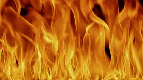 Hell inferno fire background. Fire burn hot witchcraft video-art. Stock Footage 102540513