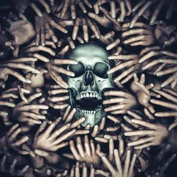 Hell reclaims it's own Stock-Illustration