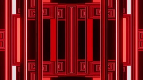 Hell red animated background VJ loop for party with white lines Stock Footage 320292109