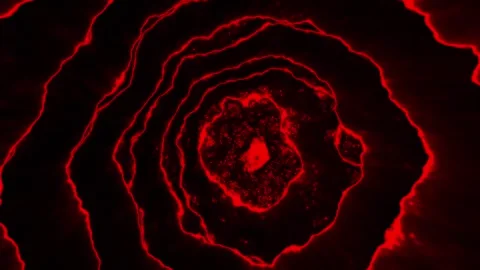 Hell red worm hole upside down VJ loop seamless animation0001-0300 Stock Footage 326776893