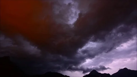 As in hell. Time-lapse Stock Footage 74183288