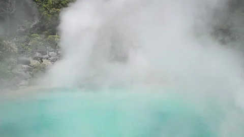 Hell Tour: The Sea Hell Stock Footage 332818581