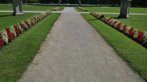 Hellbrunn park Salzburg Stock Footage 69920218