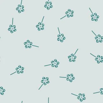 Hellebore flower spring glyph vector seamless pattern 스톡 일러스트