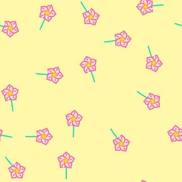 Hellebore flower spring vector seamless pattern 스톡 일러스트