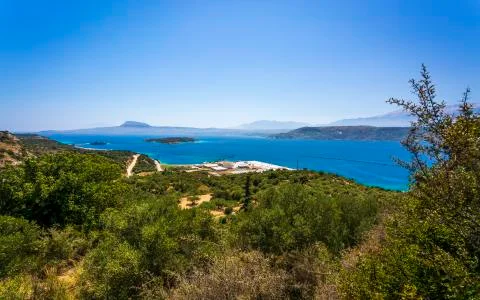 Hellenic Air Force Base in Souda Bay, Crete, Greek Islands, Greece, Europe Stock Photos