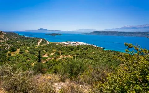 Hellenic Air Force Base in Souda Bay, Crete, Greek Islands, Greece, Europe Stock Photos