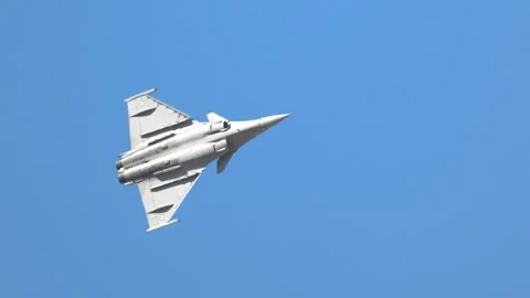 Hellenic Air Force Rafale fighter at Athens Flying Week 2024 Stock Footage 286171452