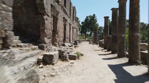Hellenistic Atique City Lybre Video stock 155898702