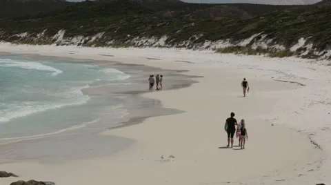 Hellfire Bay in Cape Le Grand Nationalpark Stock Footage 60042856
