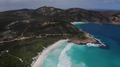 Hellfire Bay, Cape Le Grand National Park, Western Australia Stock Footage 338184045