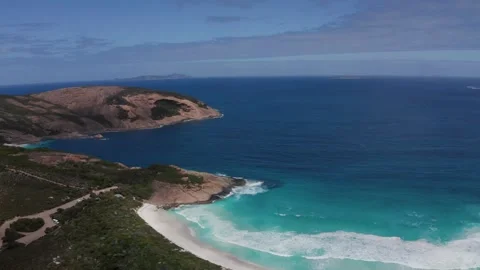Hellfire Bay, Cape Le Grand National Park, Western Australia - 3 Stock Footage 338184709