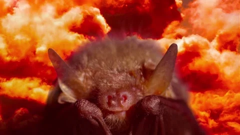 Hellfire with the devil Stock Footage 232391908