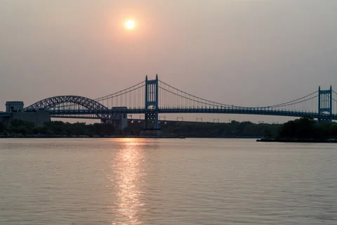 Hellgate Wildfire Haze Sunrise (3 of 3) Stock Footage 139501967