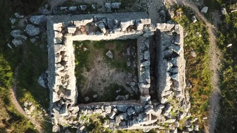 Hellinikon Pyramid, Argos, Greece, Drone Clip 2K Video stock 158033468