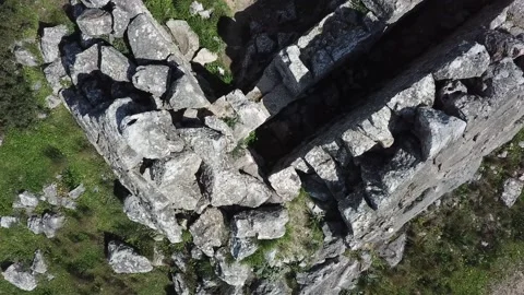 Hellinikon Pyramid, Argos, Greece, Drone Gliding Overhead 2K Stock Footage 158033880