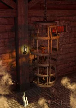 Hellish place Stock Illustration