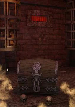 Hellish place Stock Illustration