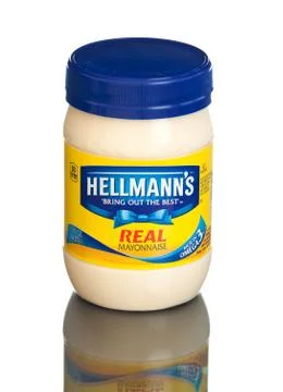 Hellmann's Real Mayonnaise. Stock Photos