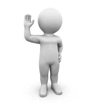 Hello and greetings Stock Illustration